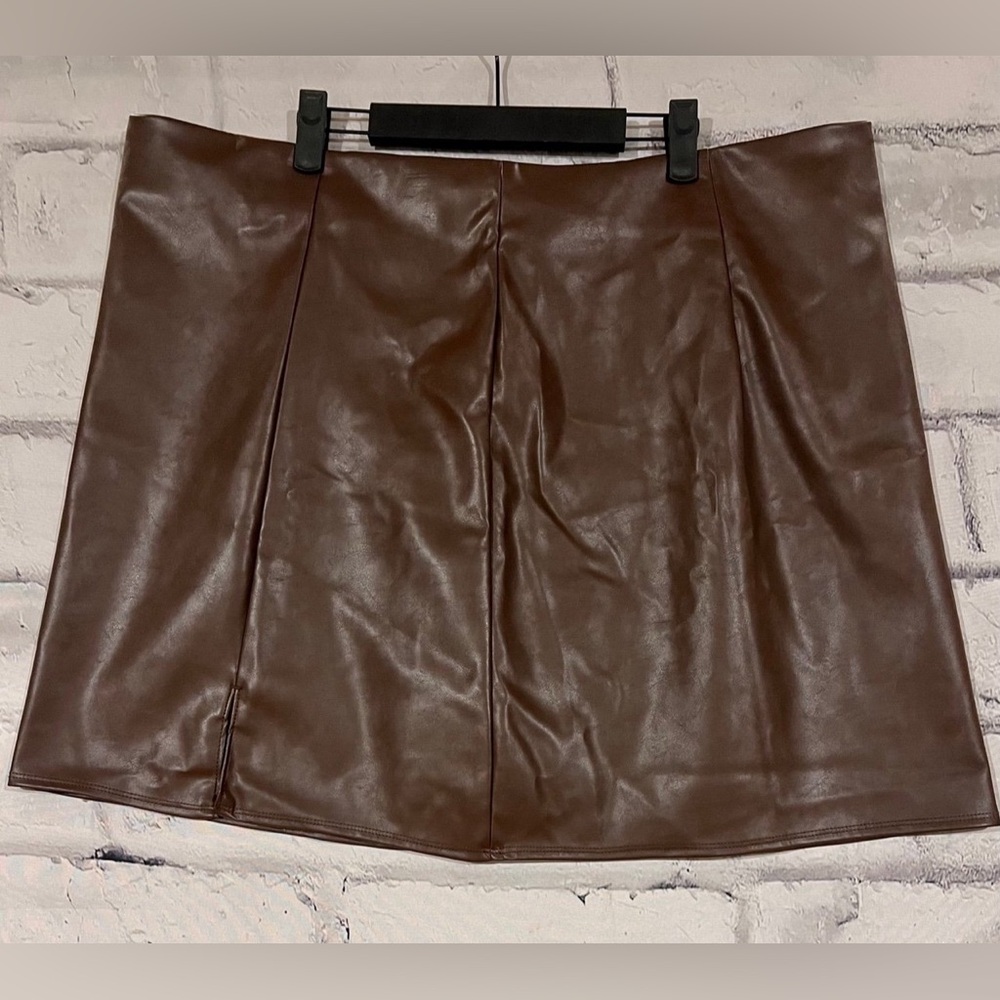 Old Navy Faux Leather Mini Skirt